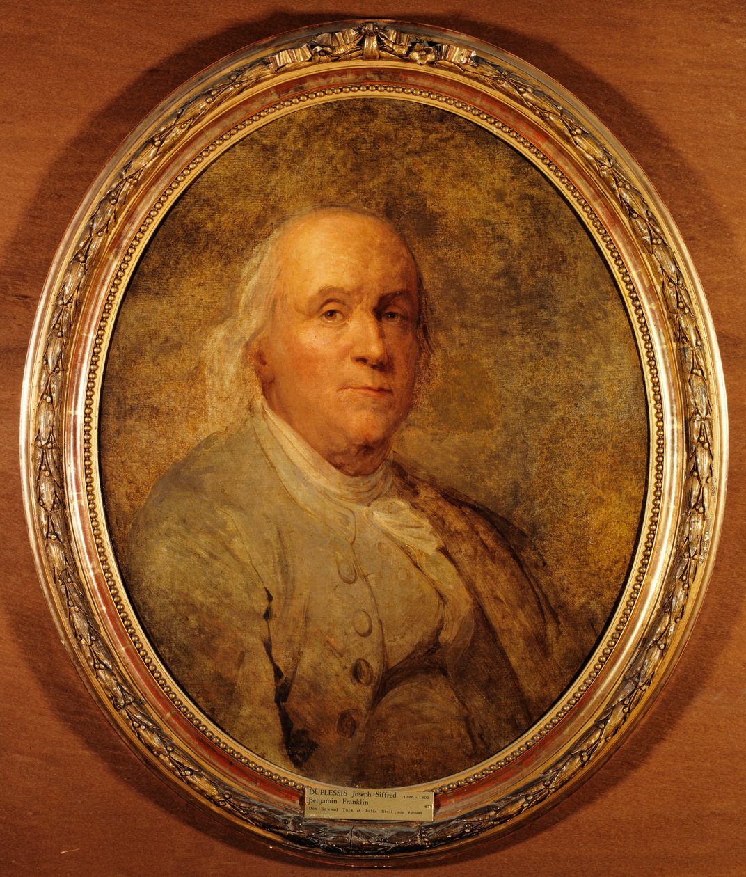 Benjamin Franklin (1706-1790) von Joseph Siffred Duplessis