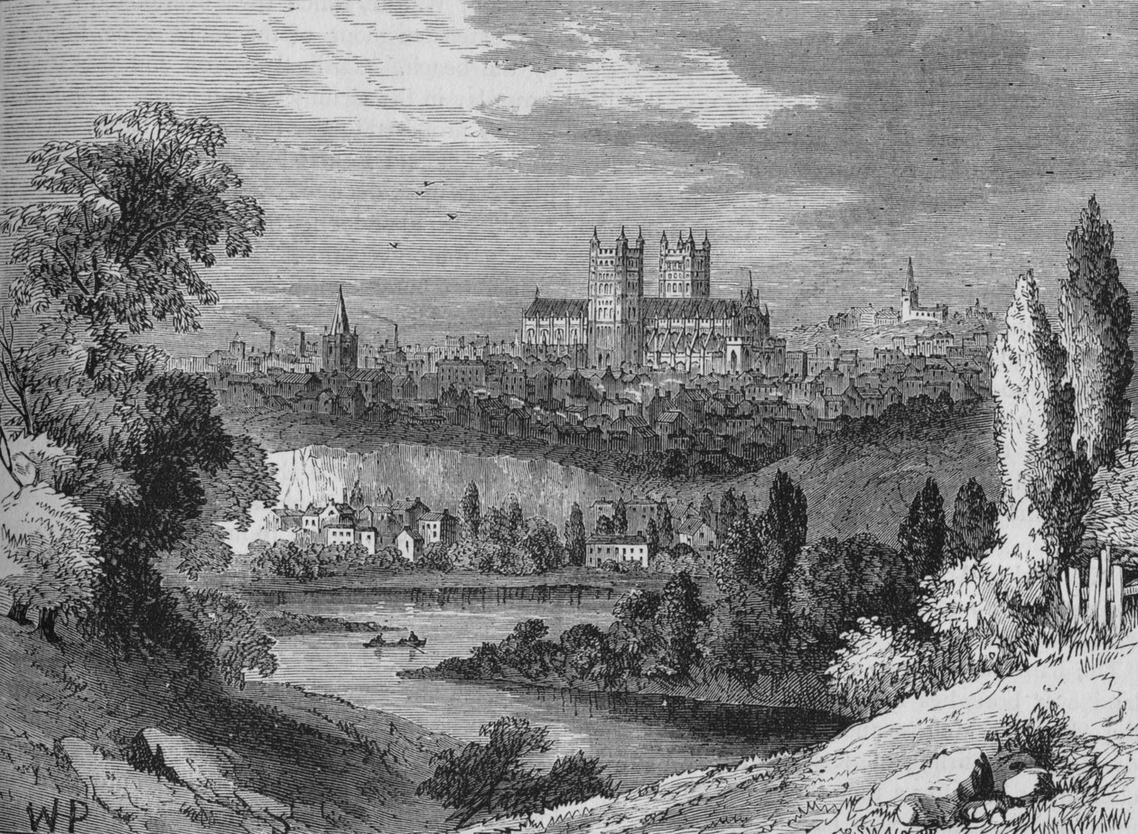 Exeter, um 1880 von Joseph Swain