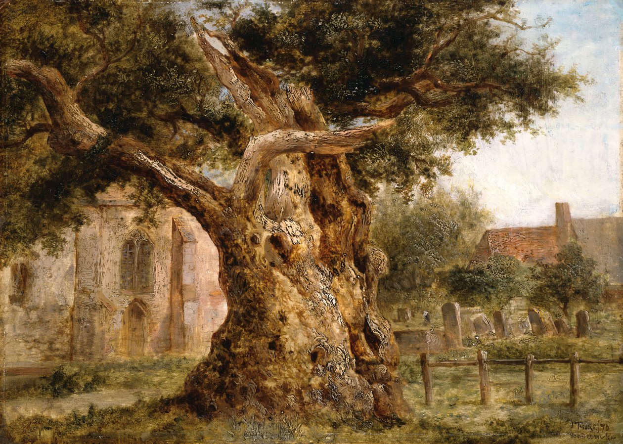 Die alte Eiche, 1870 von Joseph Thors