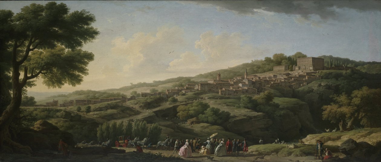 Villa in Caprarola von Joseph Vernet