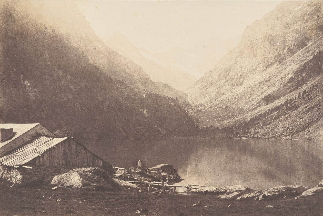 Lac de Gaube, Cauterets, 1853 von Joseph Vigier