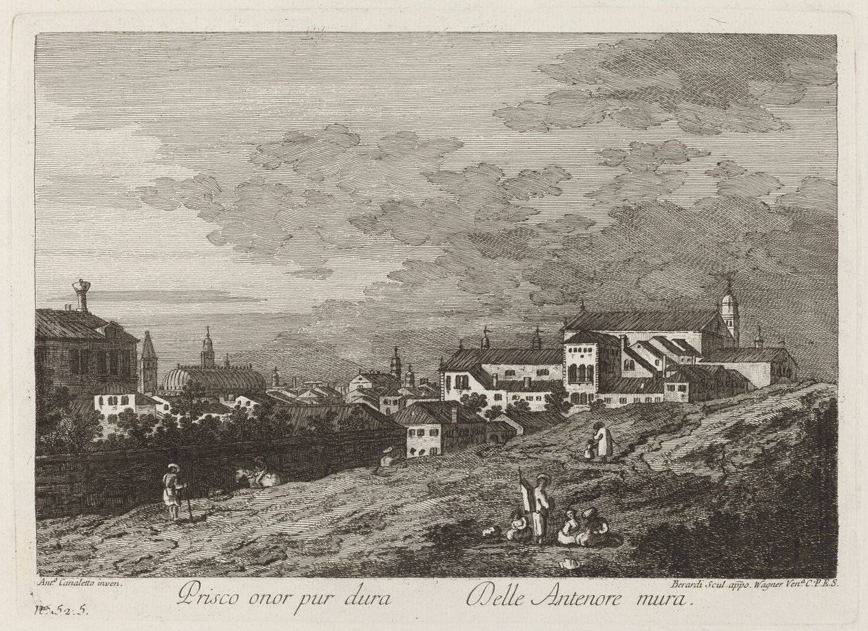 Prisco onor pur dura..., ca. 1760 von Joseph Wagner