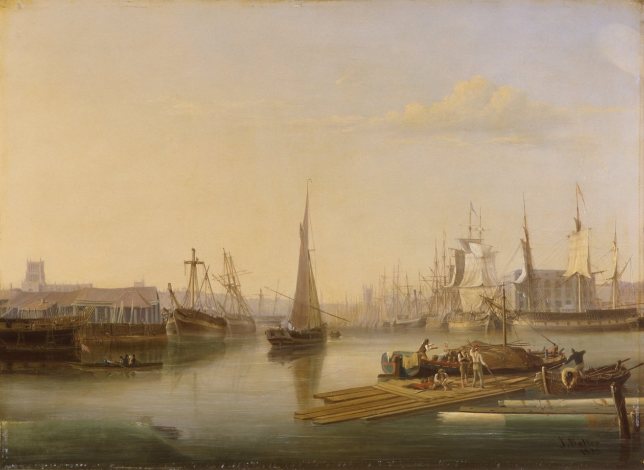Bristol Hafen von Joseph Walter