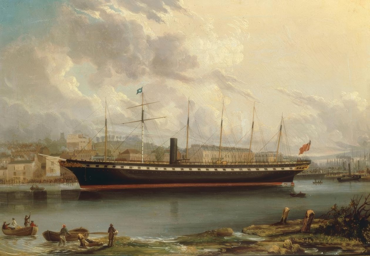 Jungfernfahrt der Great Britain von Joseph Walter