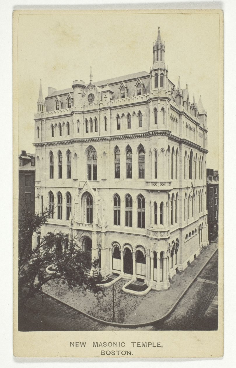 Neuer Freimaurertempel, Boston von Joseph Ward