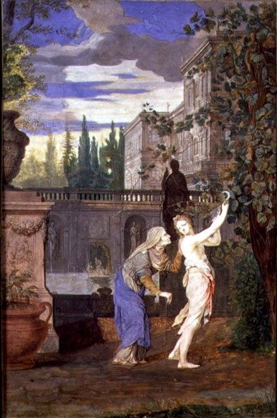 Vertumnus und Pomona von Joseph Werner