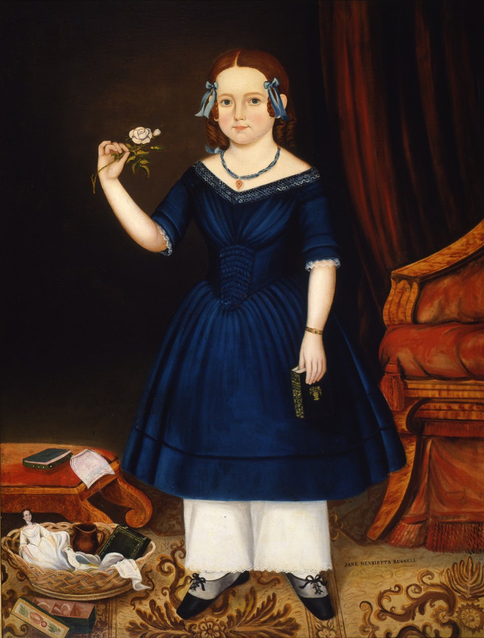 Jane Henrietta Russell, 1844 von Joseph Whiting Stock