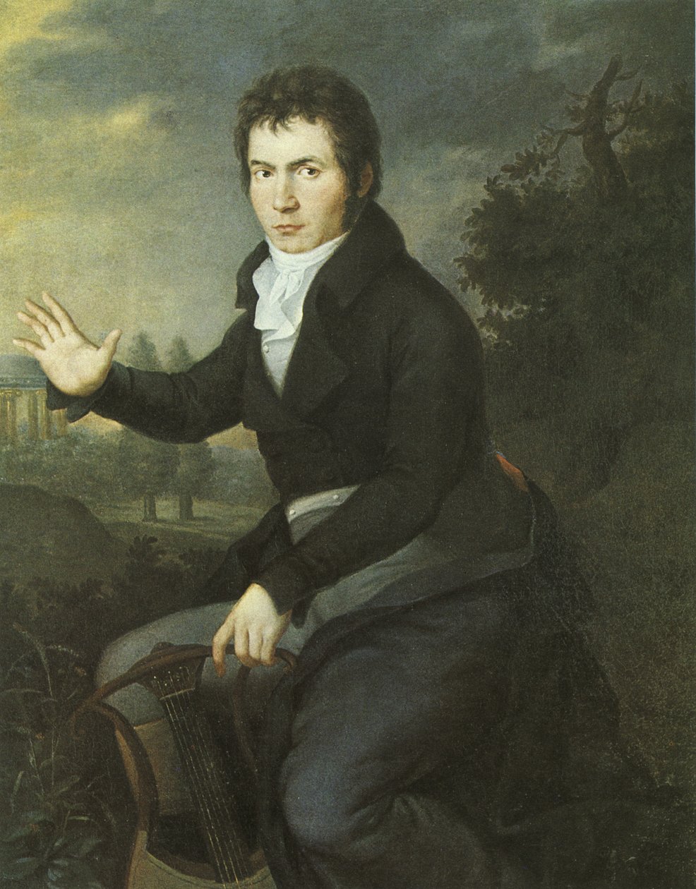 Porträt von van Beethoven von Joseph Willibrord Mahler
