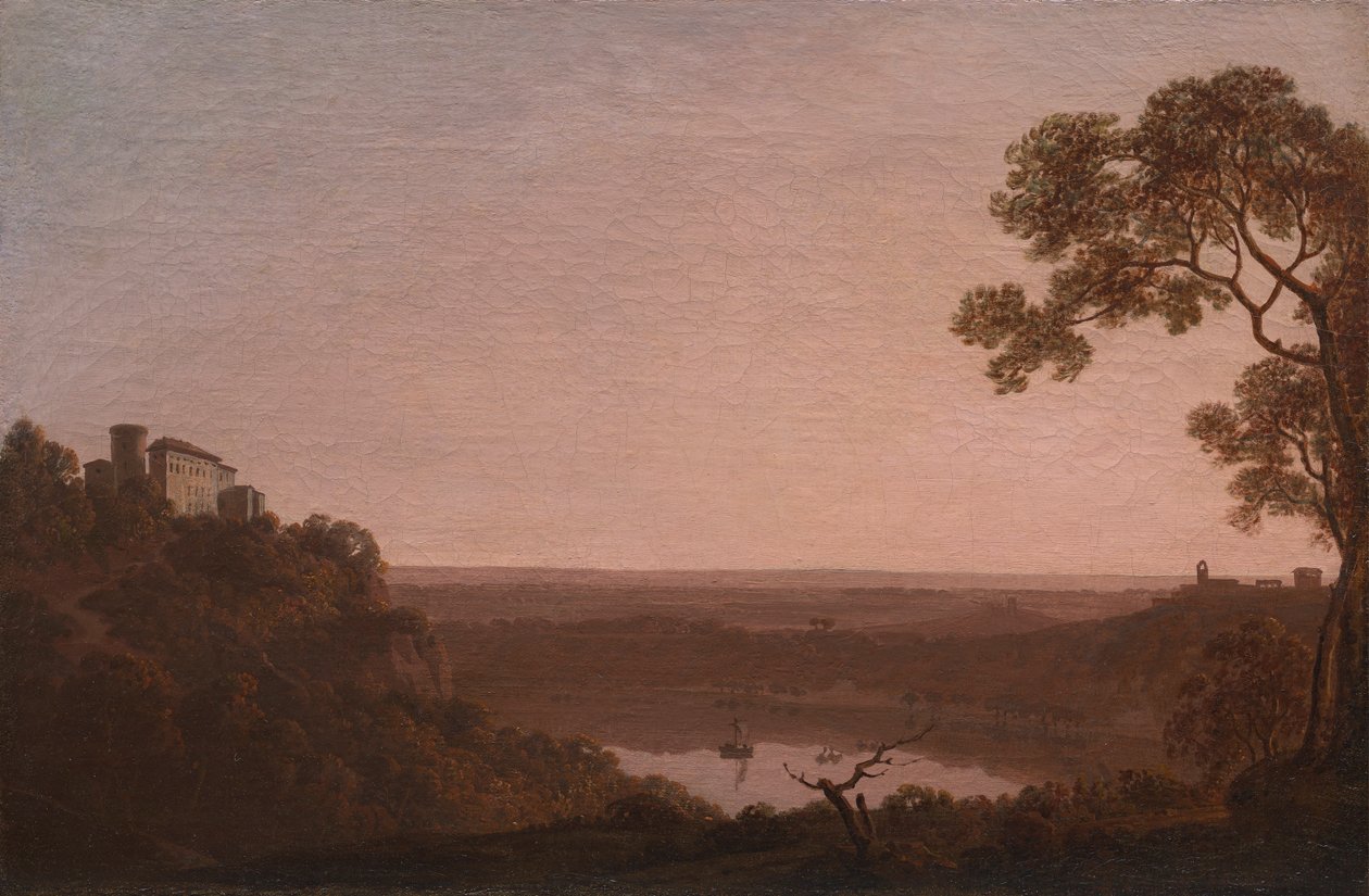 Lago di Nemi von Joseph Wright of Derby