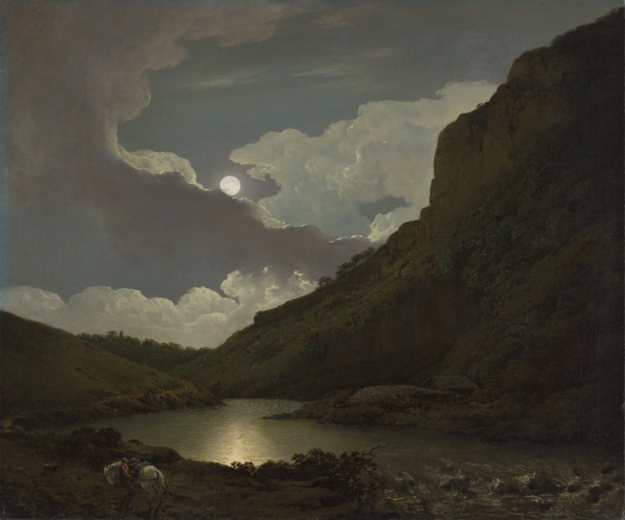 Matlock Tor im Mondlicht von Joseph Wright of Derby