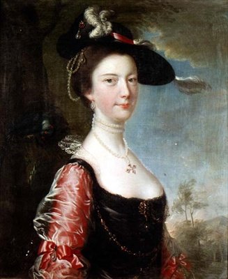 Porträt von Anne Hanway von Joseph Wright of Derby