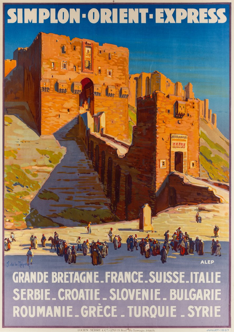 Simplon-Orient-Express, ca. 1927 von Joseph de La Nézière