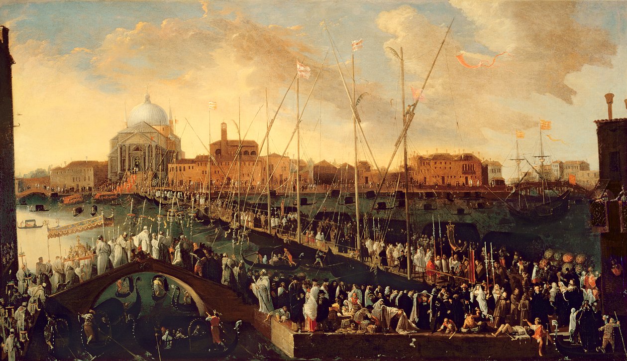 Die Redentore-Prozession von Joseph Heintz der Jüngere