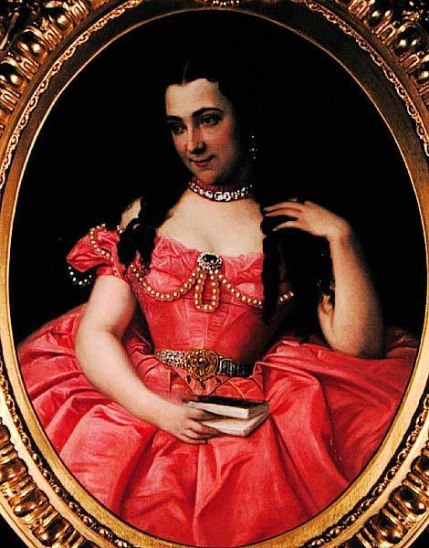 Selbstporträt, ca. 1855 von Josephine Bowes