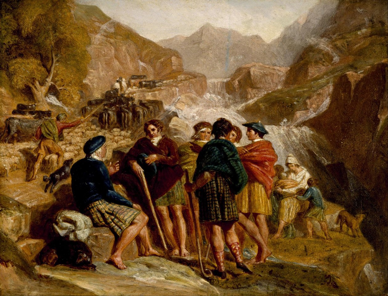 Highlander beraten sich von Joshua Cristall