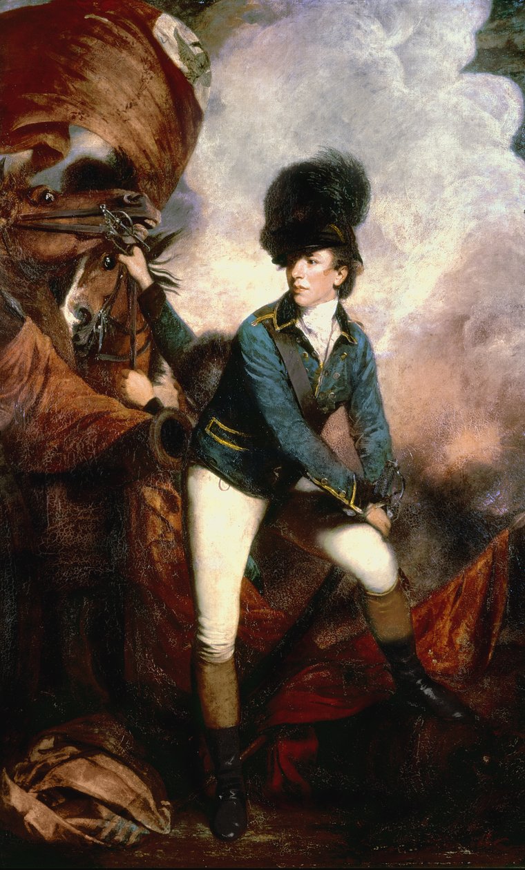Colonel Banastre Tarleton (1754-1833) 1782 von Joshua Reynolds