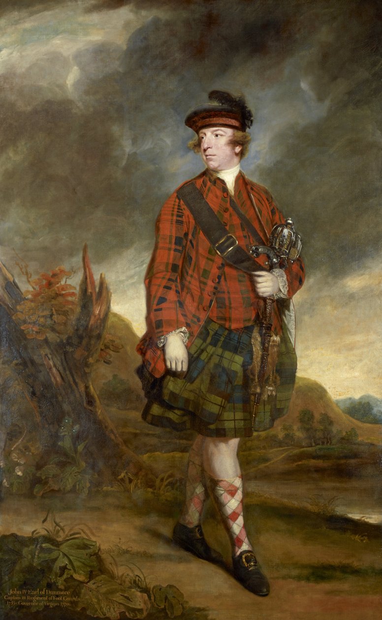 John Murray, 4. Earl of Dunmore von Joshua Reynolds