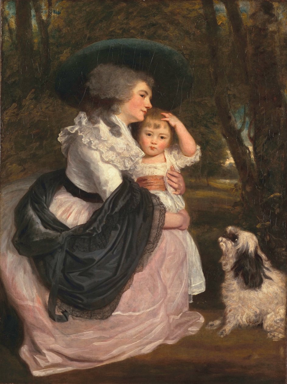 Lavinia, Gräfin Spencer, und John Charles Spencer, Viscount Althorp, später Earl Spencer, um 1783-84 von Joshua Reynolds