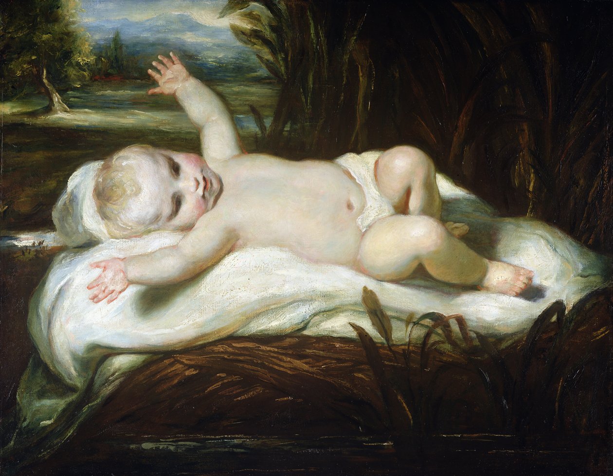 Moses im Schilf von Joshua Reynolds