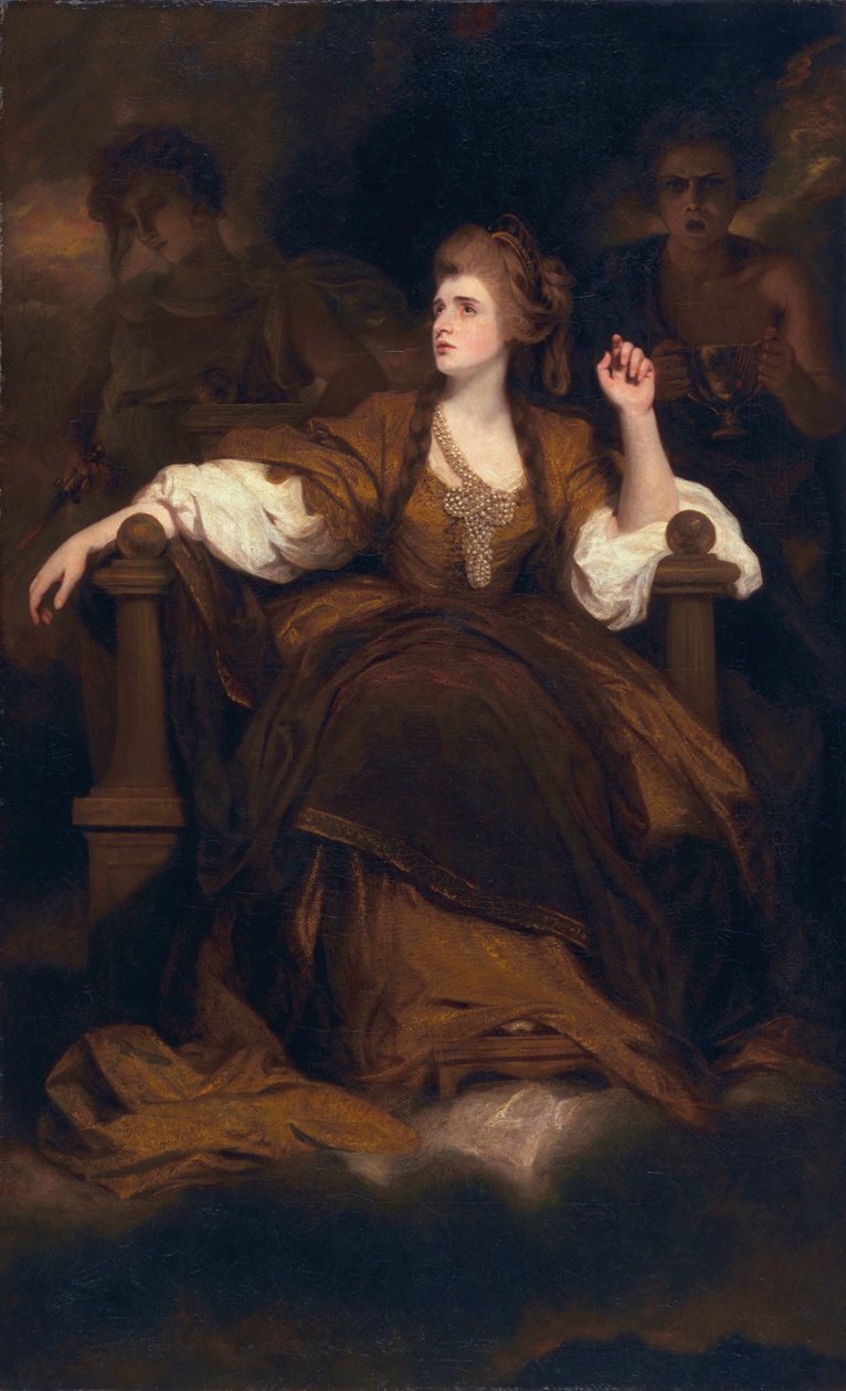 Sarah Siddons als die tragische Muse von Joshua Reynolds