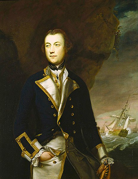 Kapitän Robert Brice von Joshua Reynolds