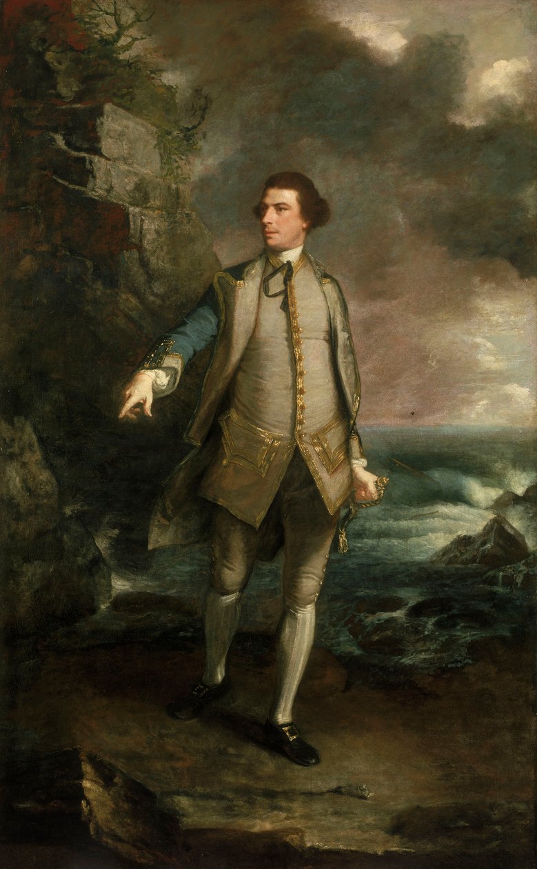 Kapitän Der Ehrenwerte Augustus Keppel (1725-1786) von Joshua Reynolds