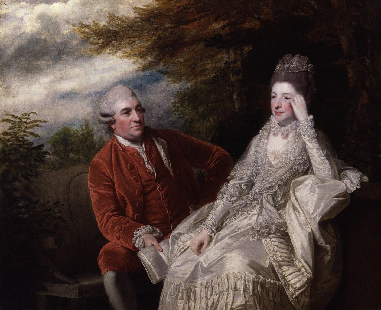 David Garrick; Eva Maria Garrick, geborene Veigel von Joshua Reynolds