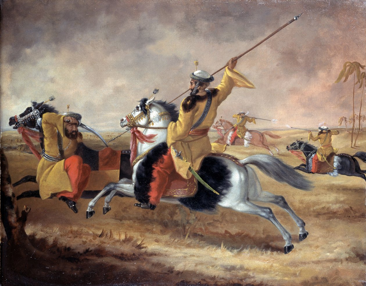 Skinners Horse beim Training, ca. 1840 von Joshua Reynolds