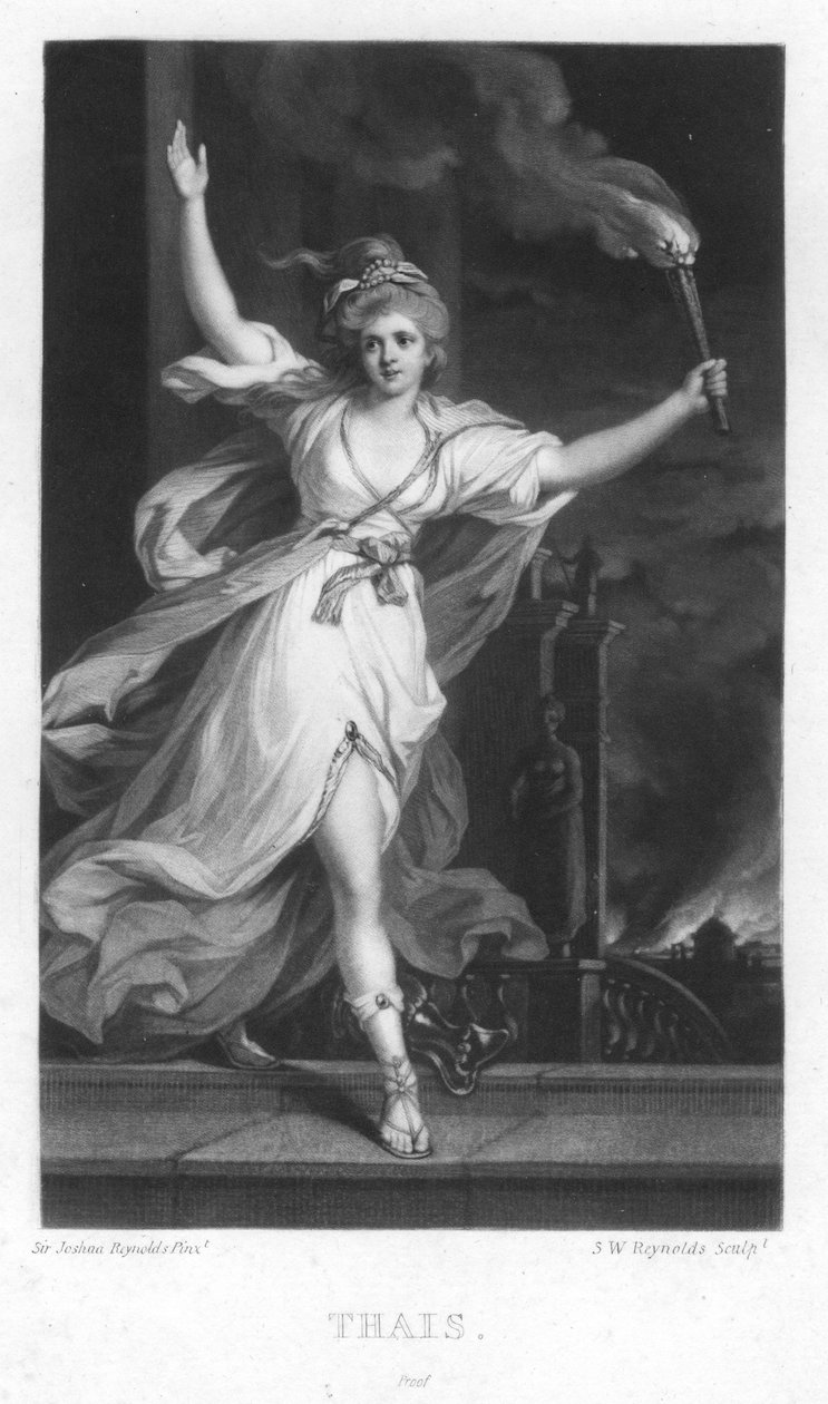 Thais, um 1740-1790 von Joshua Reynolds