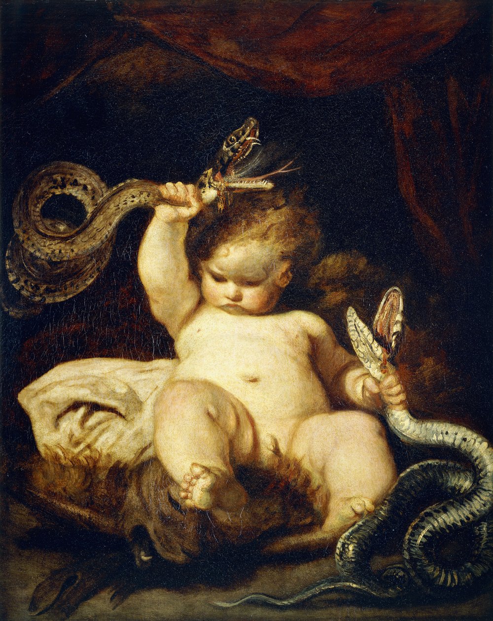Der kleine Herkules von Joshua Reynolds