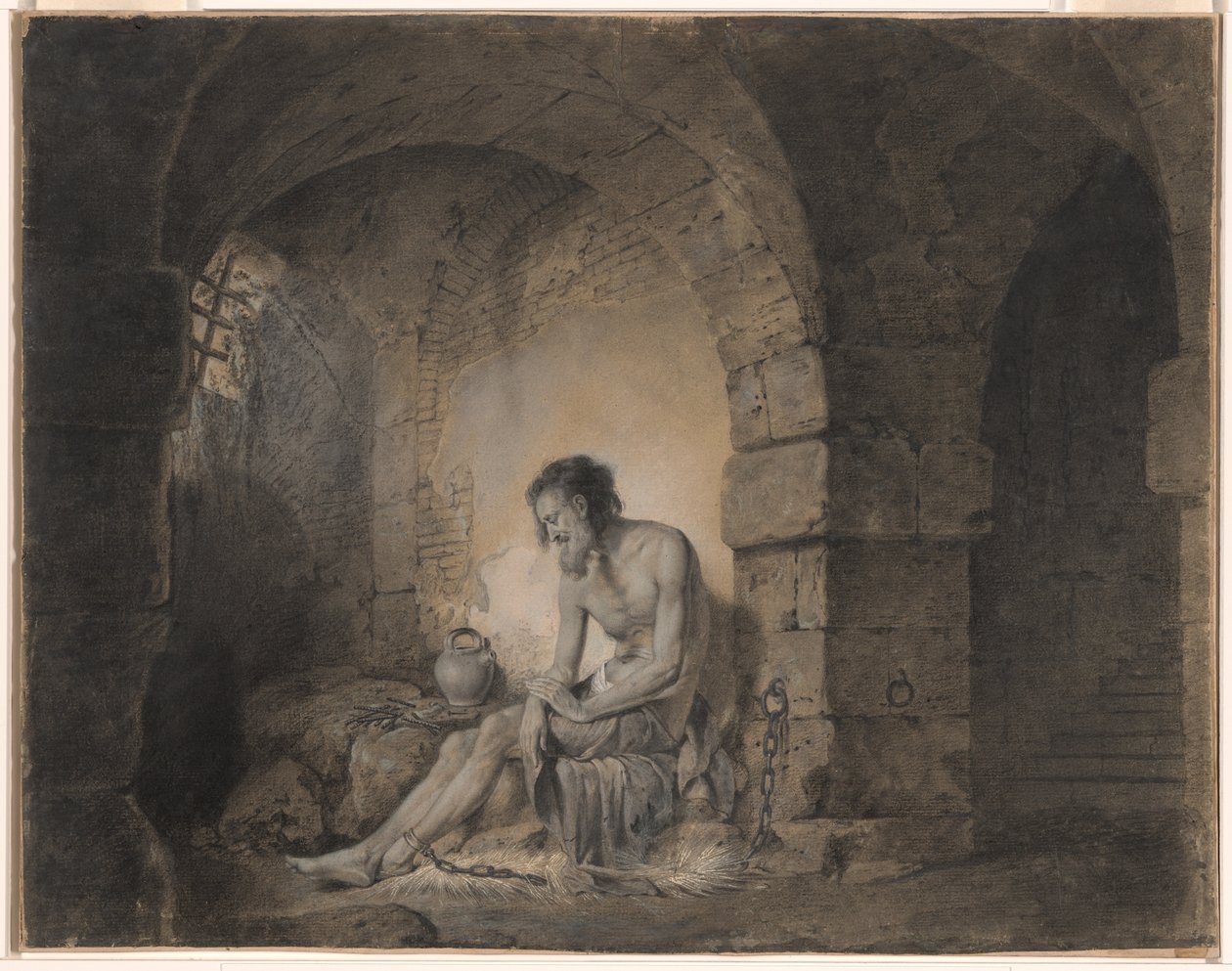 Der Gefangene, nach Sterne von Josiah Boydell