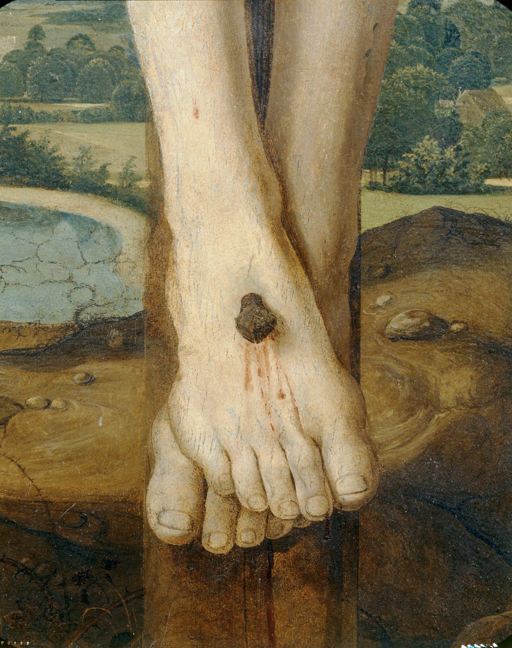 Kalvarienberg (Detail) von Josse (fl.1493 1508) Lieferinxe