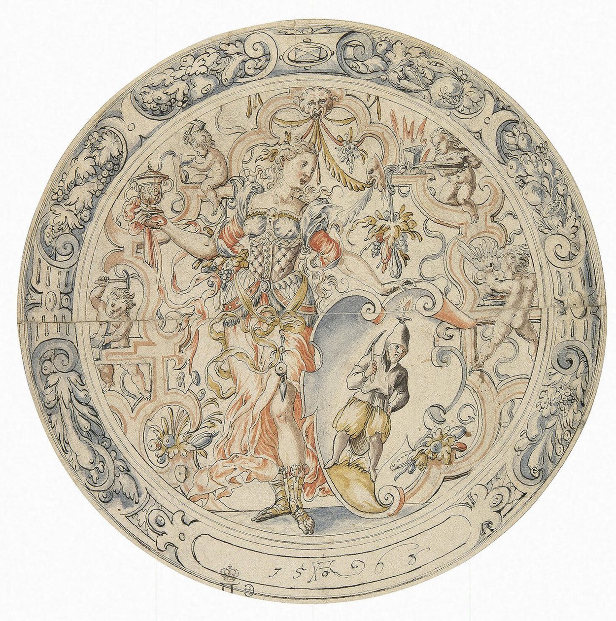 Allegorie des Bergbaus, 1563 von Jost Amman
