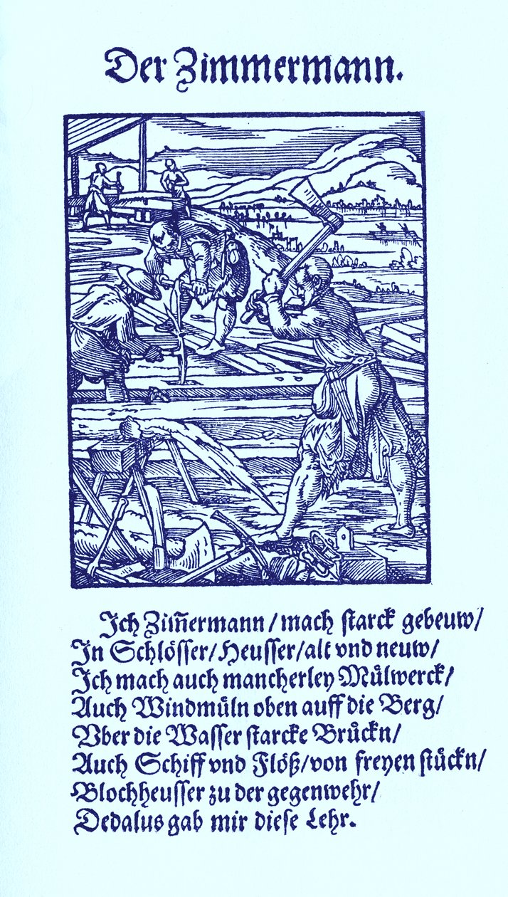 Zimmermann von Jost Amman
