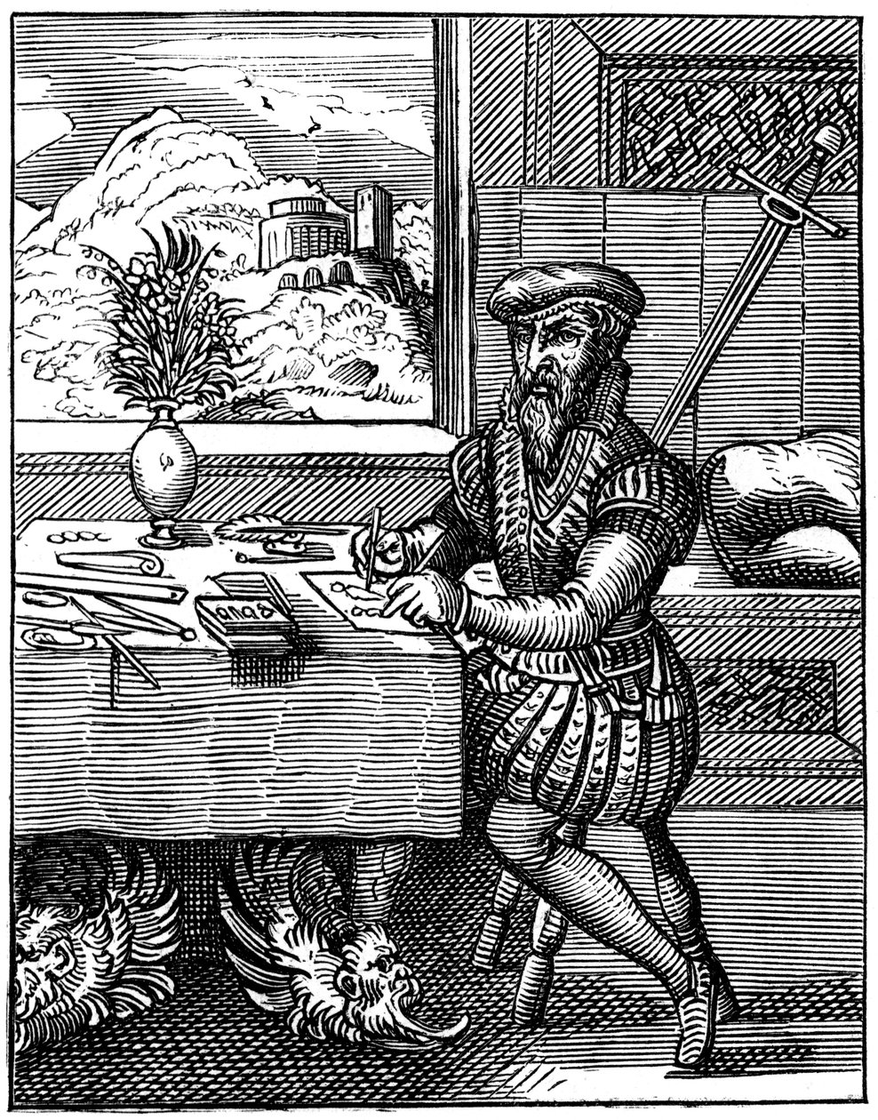 Zeichner, 16. Jahrhundert von Jost Amman