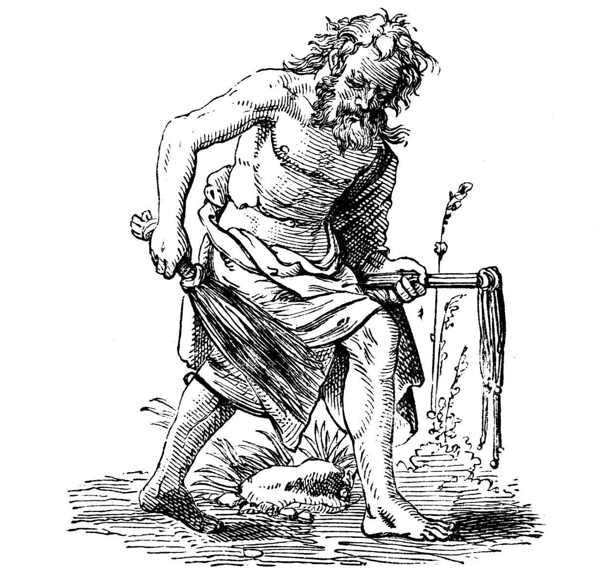 Flagellant, 16. Jahrhundert von Jost Amman