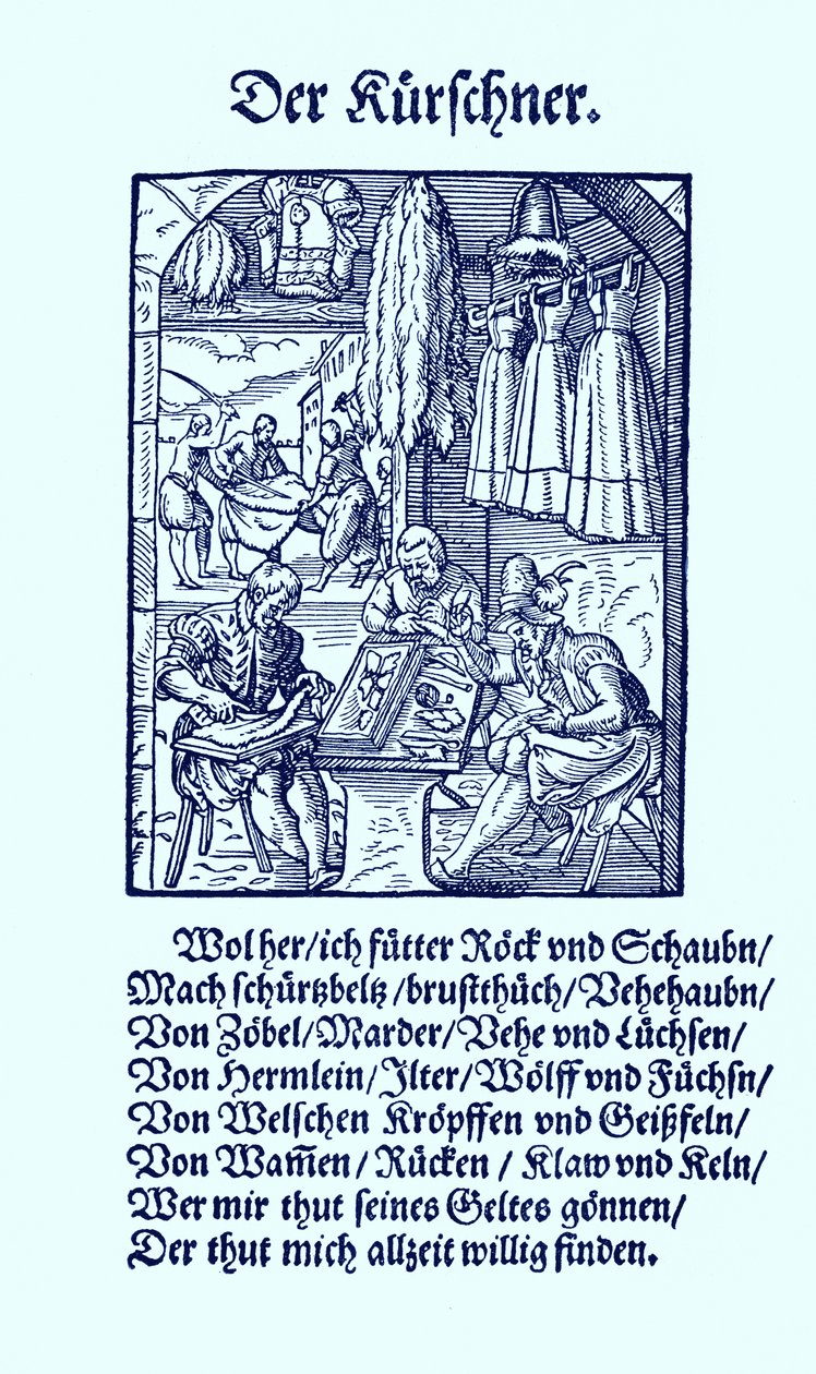 Pelzhändler von Jost Amman