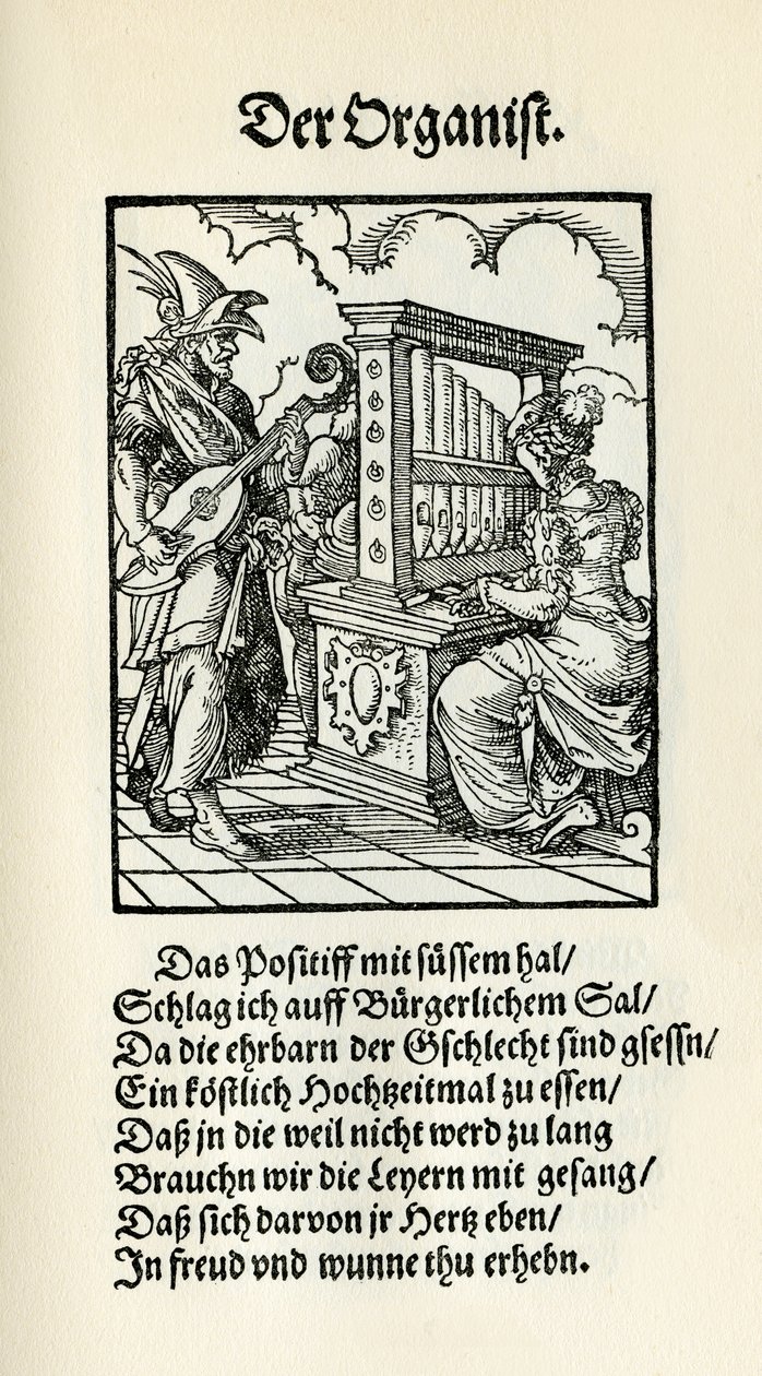 Organist von Jost Amman