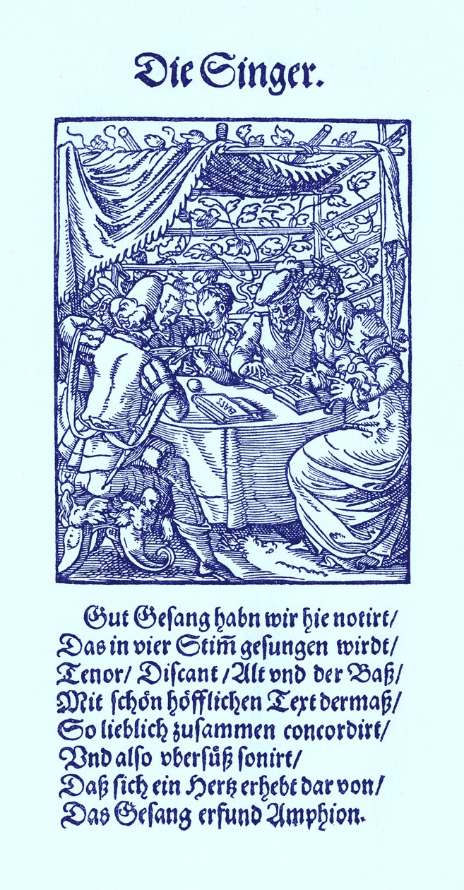 Sänger von Jost Amman