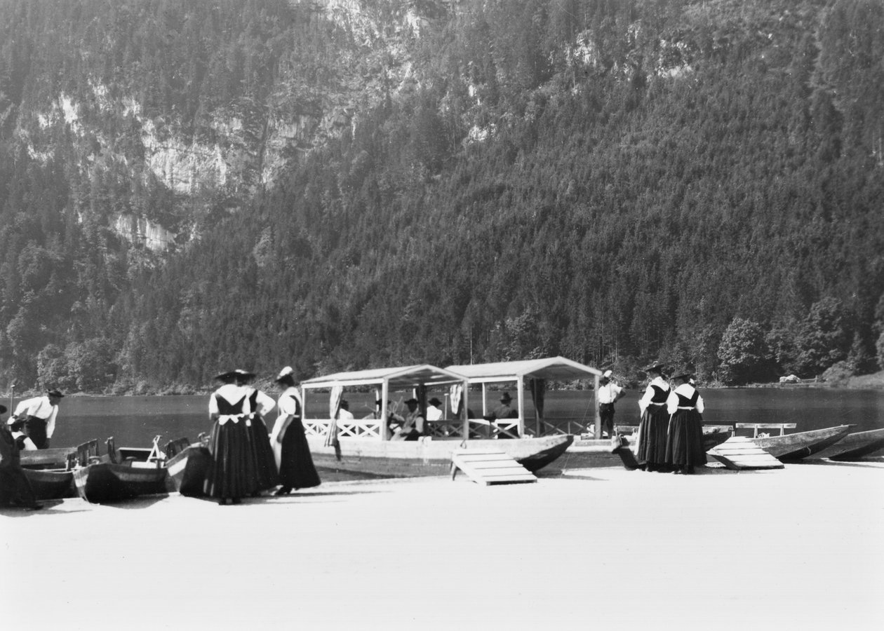 Boote am Königssee, ca. 1910 von Jousset