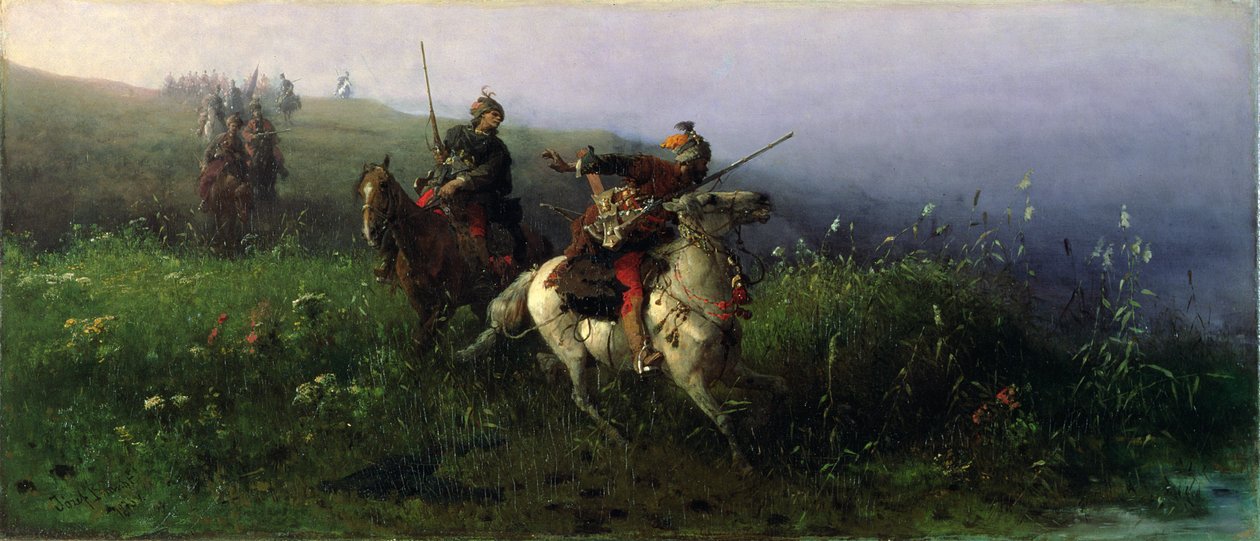 Auf Erkundung, 1876 von Jozef Brandt