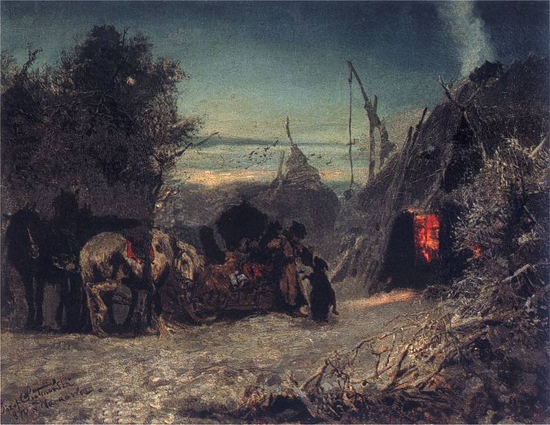 Morgen im Wald von Jozef Marian Chemonski