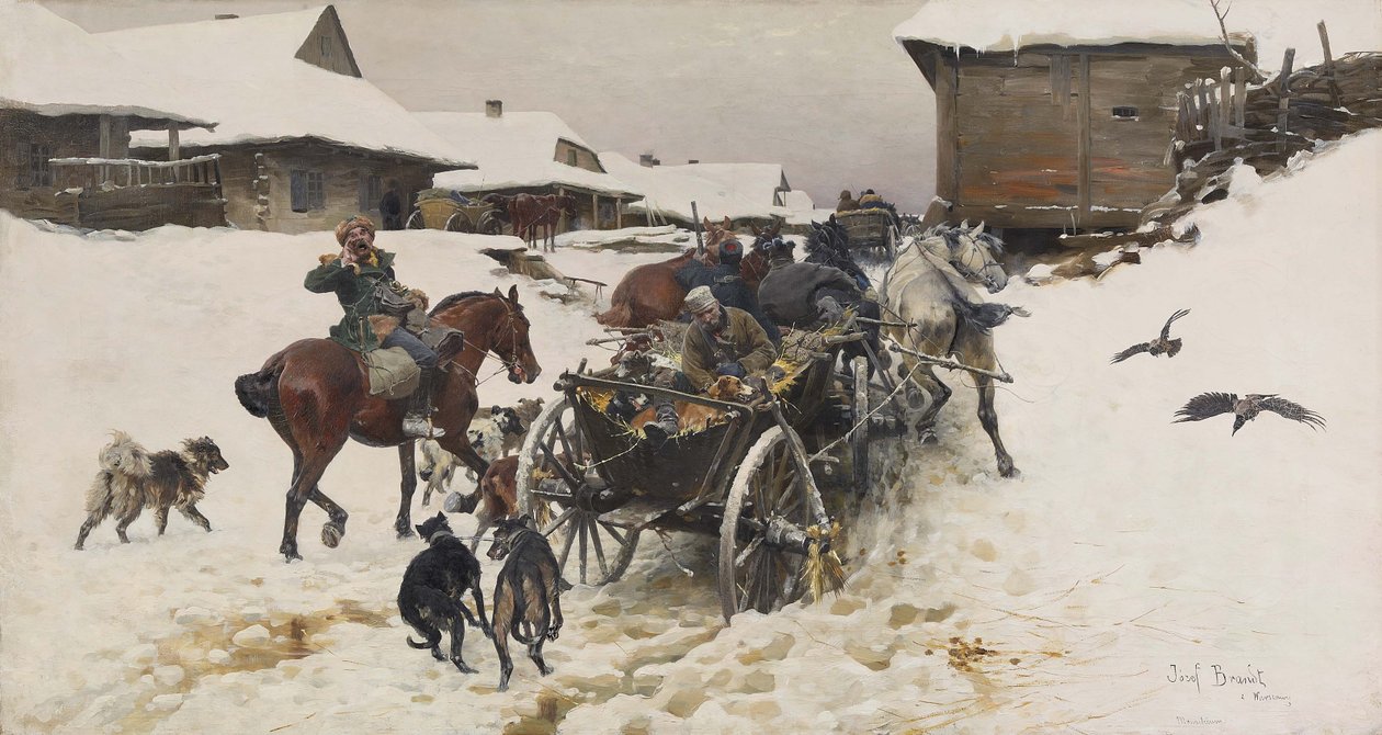 Abfahrt zur Jagd von Jozef Brandt