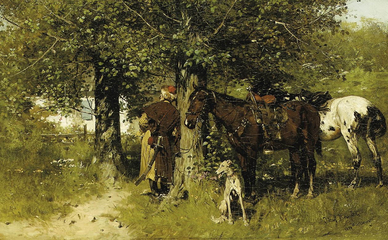 Das Rendezvous, 1881 von Jozef Brandt