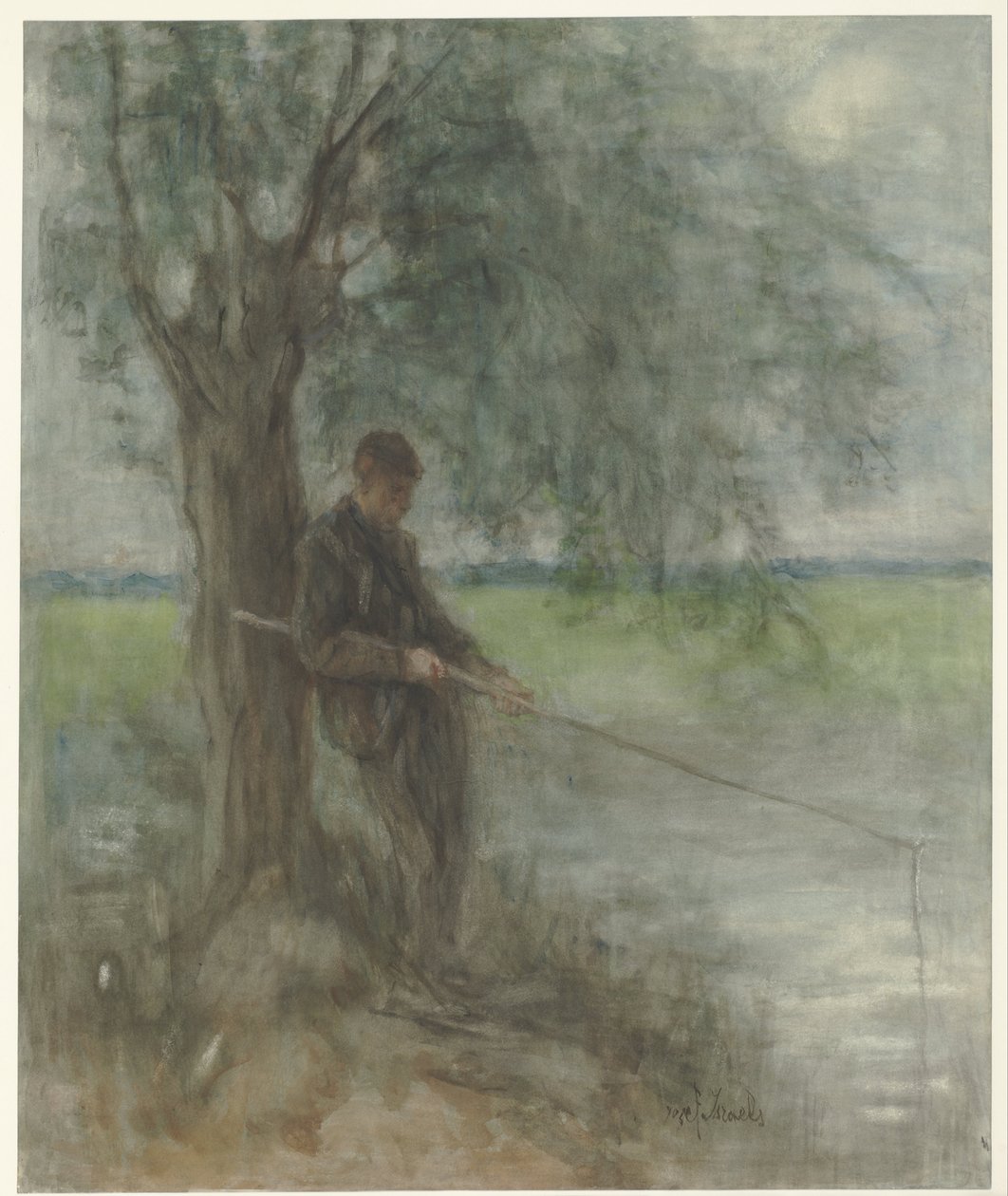 Ein Angler von Jozef Israëls