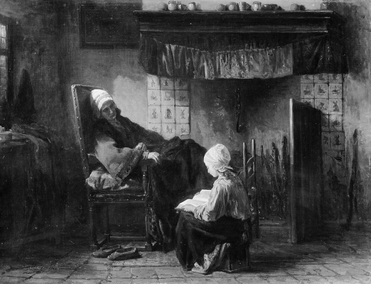 Großmutters Schatz von Jozef Israëls
