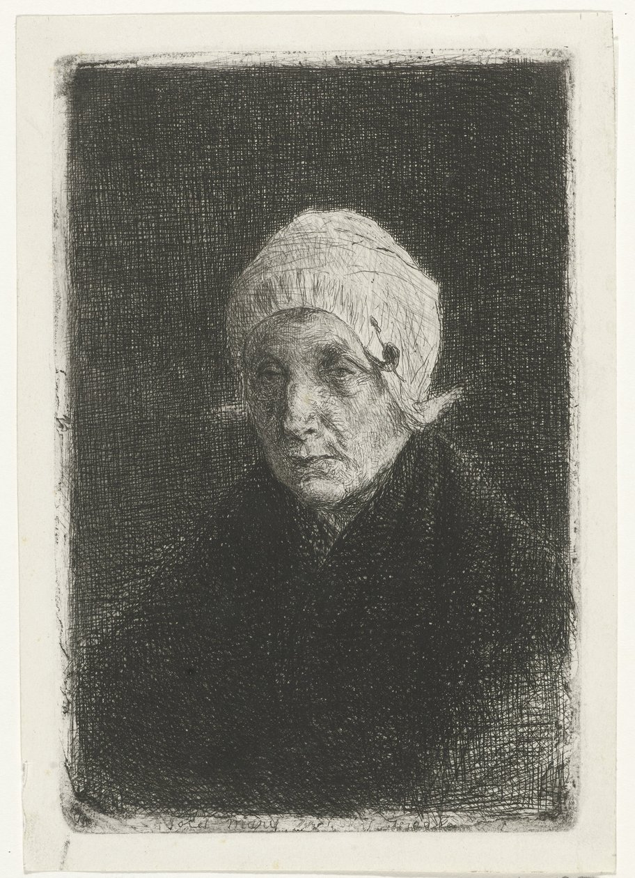 Alte Frau aus Katwijk (Old Mary) von Jozef Israëls
