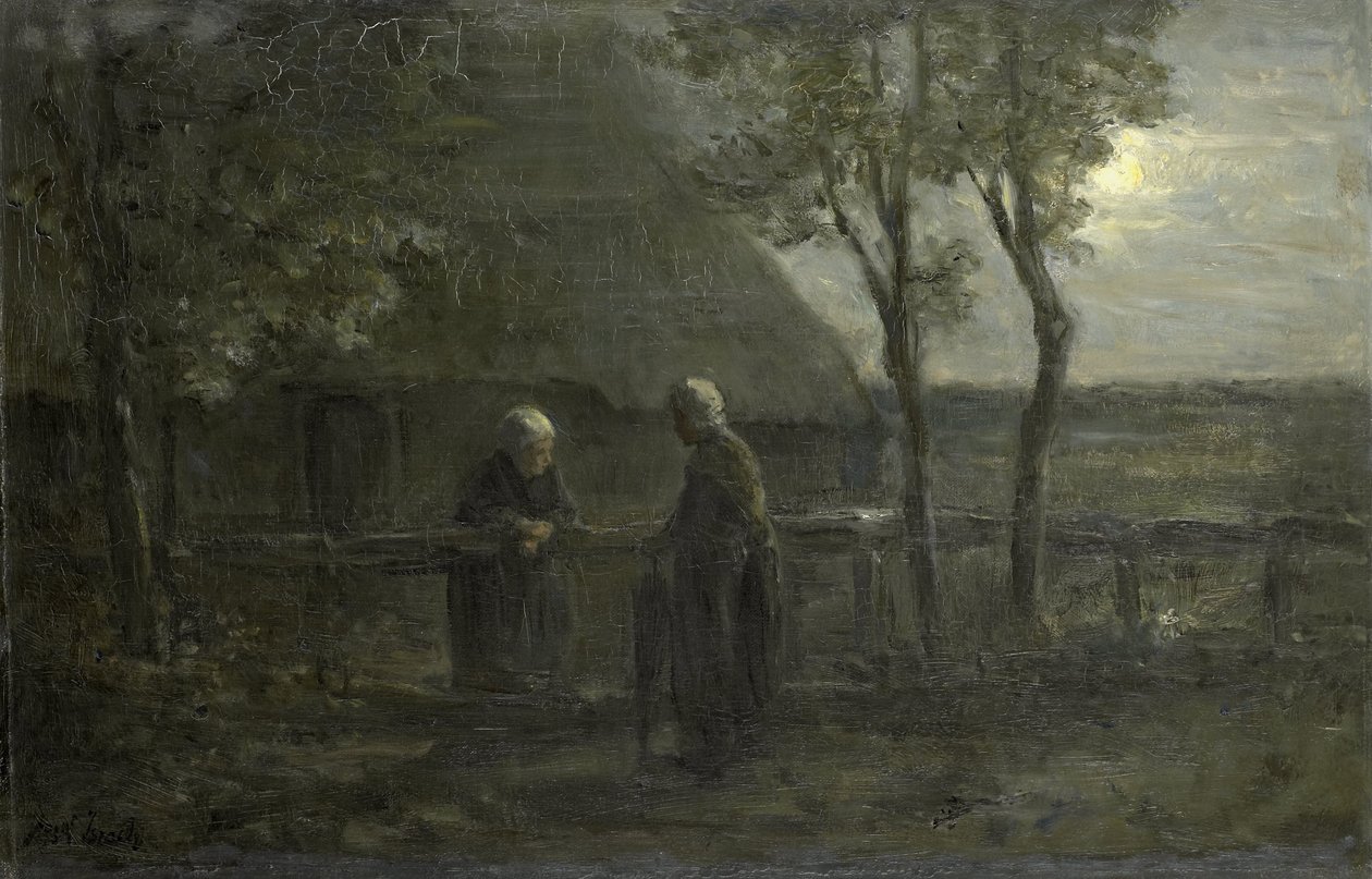 Nachbarschaftstratsch von Jozef Israëls