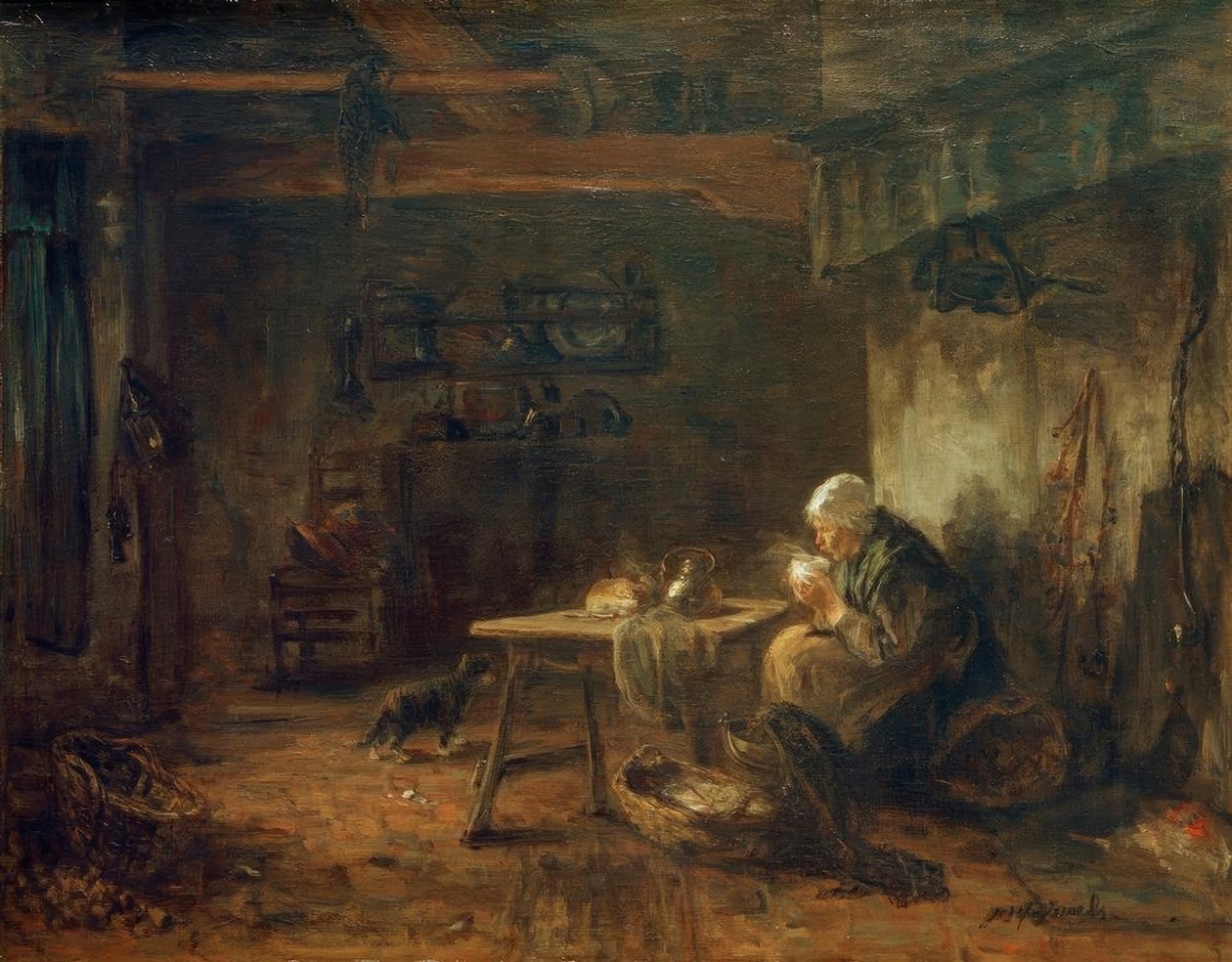 Erfrischung von Jozef Israëls