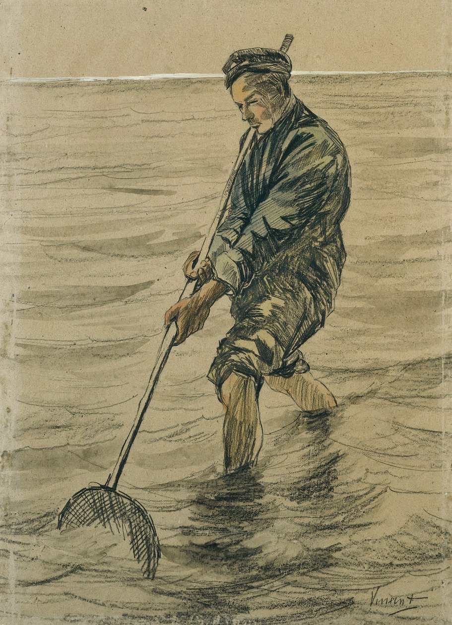 Muschelfischer, 1863-90 von Jozef Israëls